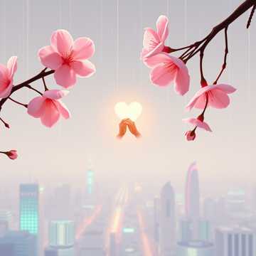 樱花瓣数到三