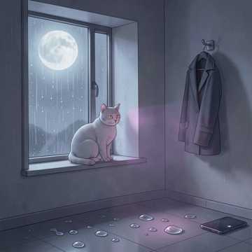 听墙角的猫