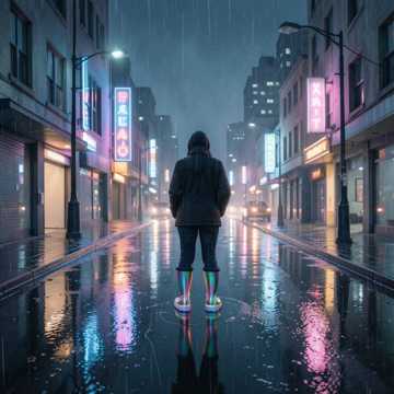 霓虹雨靴