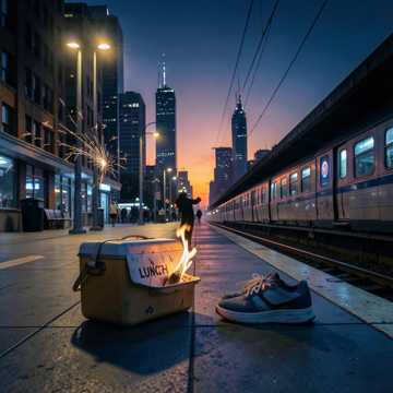路灯陪同夜战