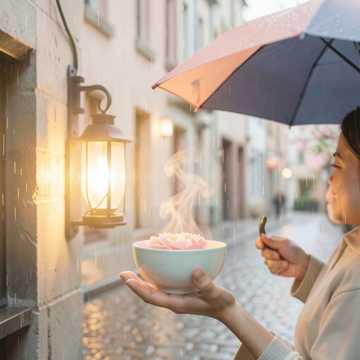 一碗热粥的温柔