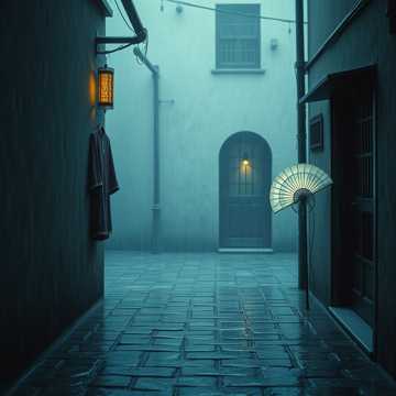 戏腔烟雨巷