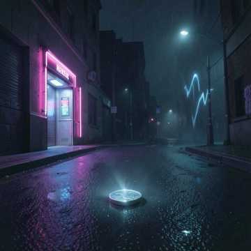 霓虹迷走的街