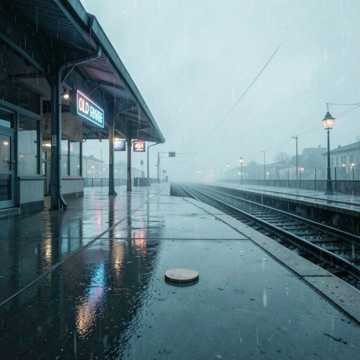 旧车站的雨