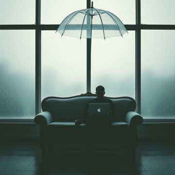 雨丝穿针