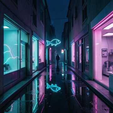 霓虹鱼的影子