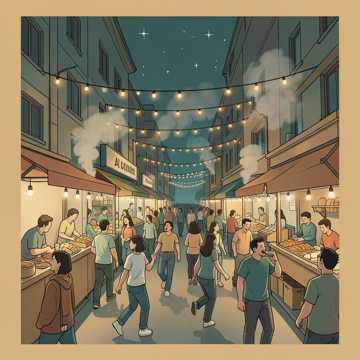 夜市起舞