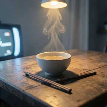 無聲的晚飯