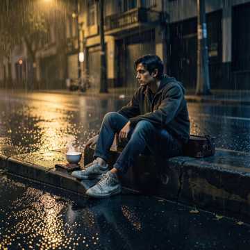 路边摊的我