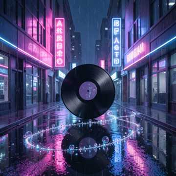 Midnight Neon Haze