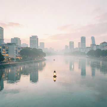 《柳江的黎明》