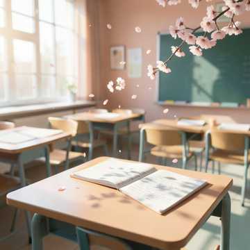 樱花藏进信笺