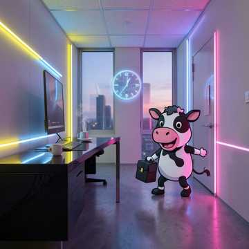 快乐的小牛马