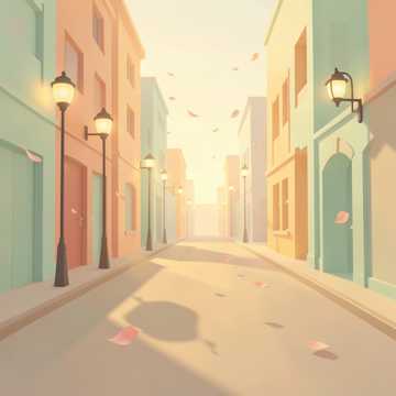 浅阳款款的街