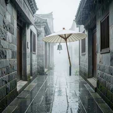 青石巷雨花落
