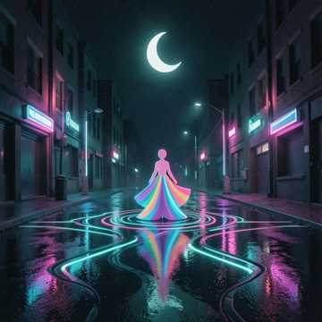霓虹裙摆