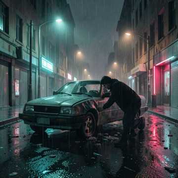 雨天坏车
