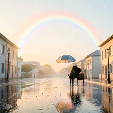 雨过后的风景