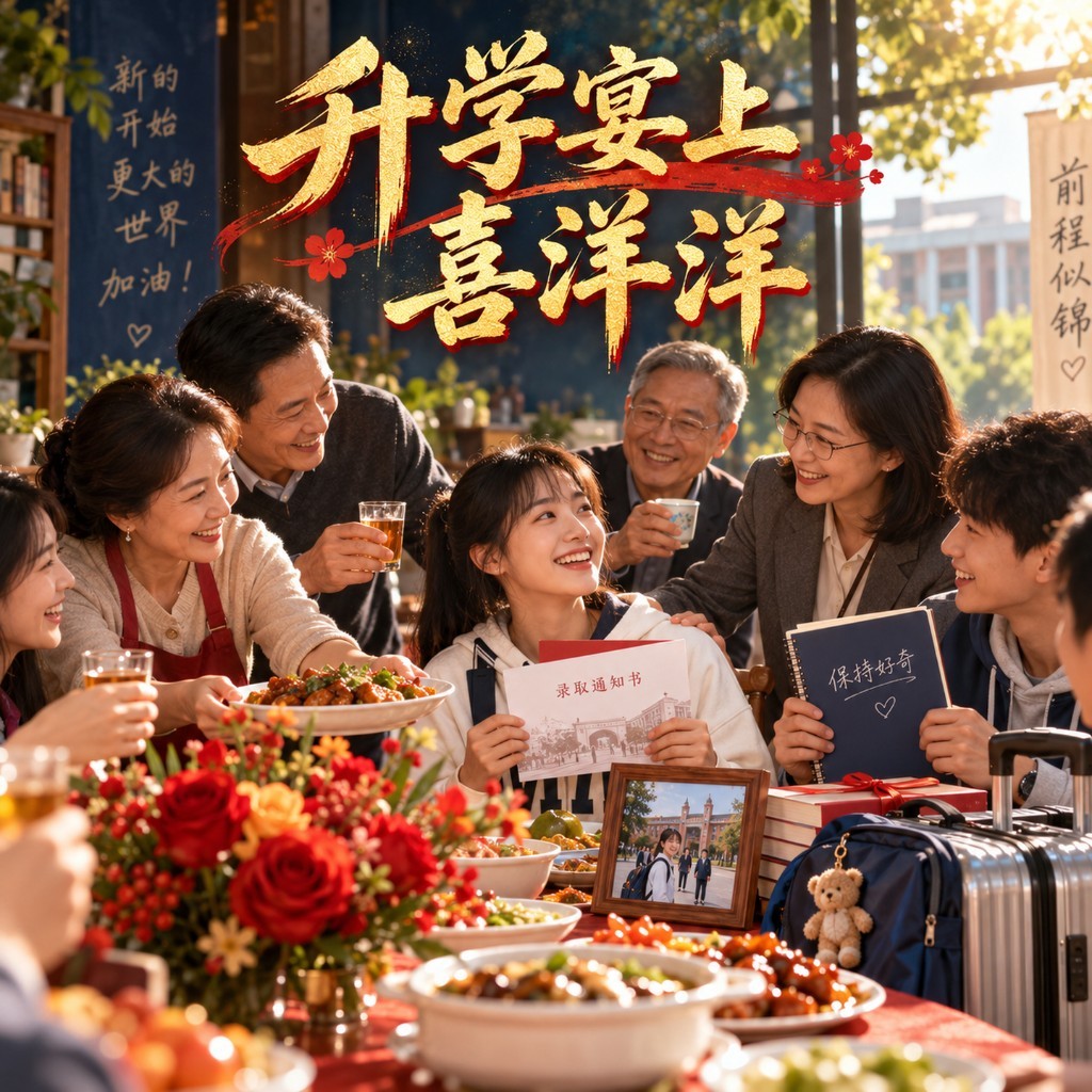 升学宴上喜洋洋