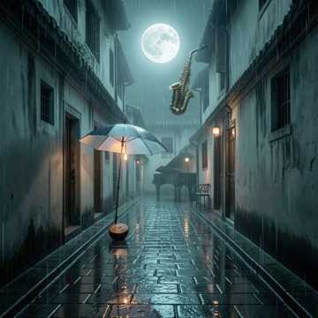青石巷的雨声
