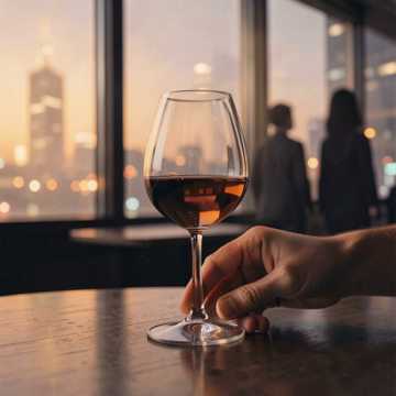 酒杯里的心跳声
