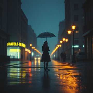 雨撞进眼眶