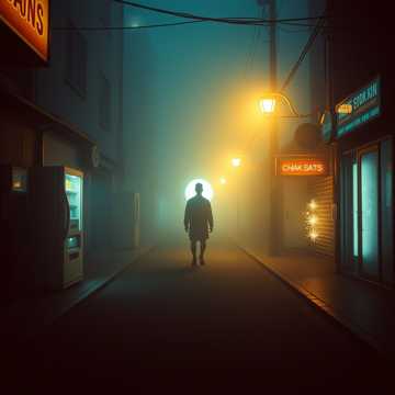 加班人看见星光