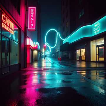 霓虹倒数街