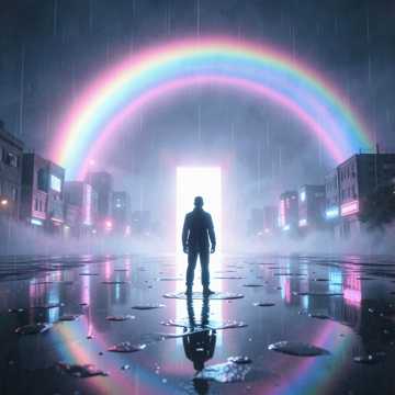 Puddles into Rainbow