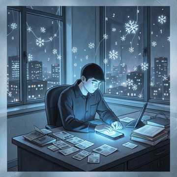 账单像雪花飘下