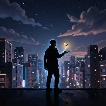 夜空星光