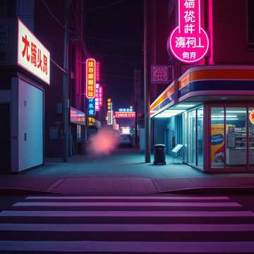 霓虹尘埃徘徊