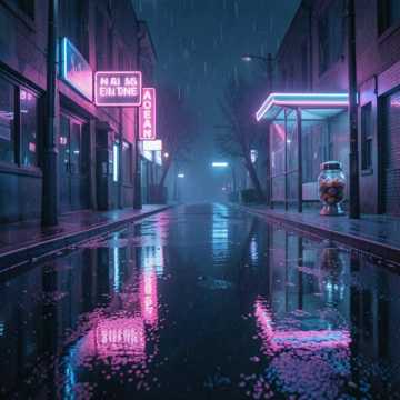 霓虹街的沙漏