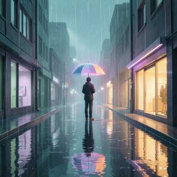 雨后空街-版本2