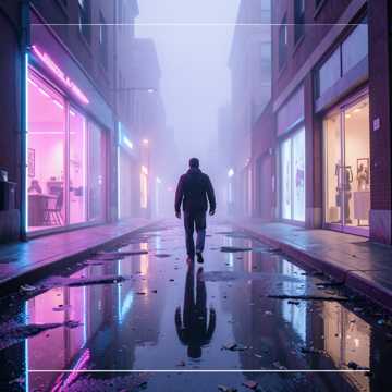 霓虹哑了