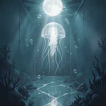 水母灯游