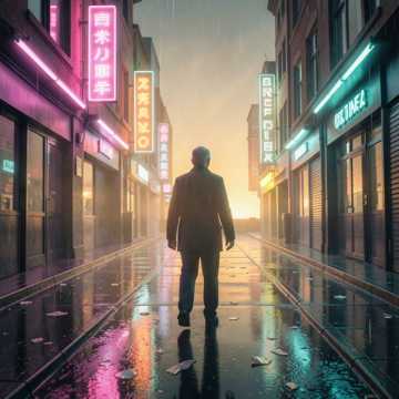 霓虹碎影