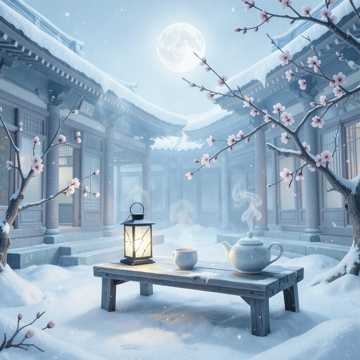 落梅听雪