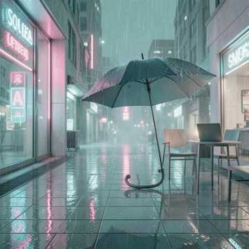 风未释散的雨