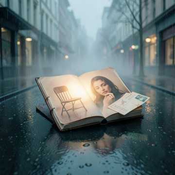 雨滴敲窗的黄页