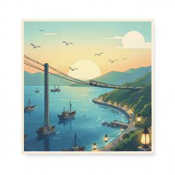 八仙渡口晨光