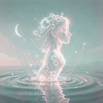Sea Foam Heart