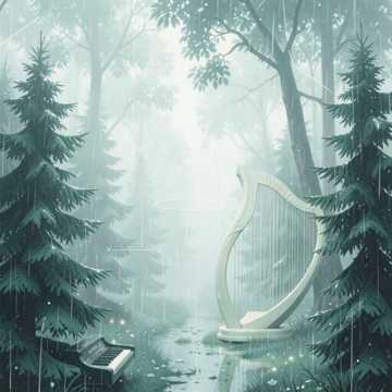 雨后松林