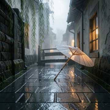 青石雨巷