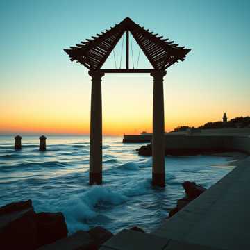 海风把你吹来