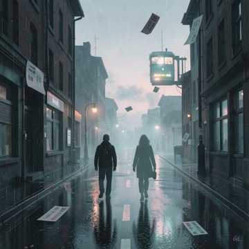 晚风寄空