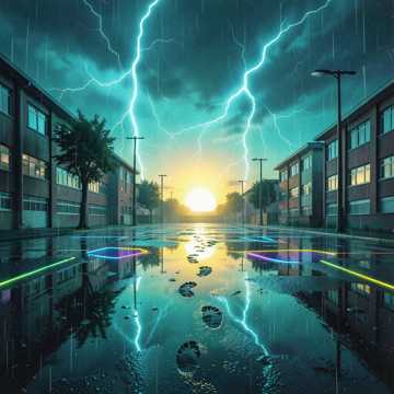 雨幕冲刺