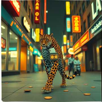 小豹逛街