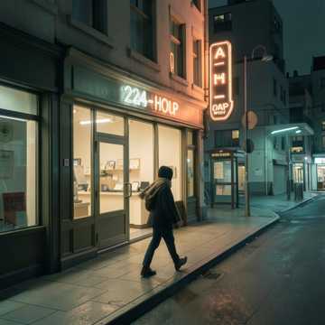便利店的夜风