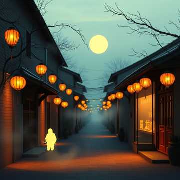 晚风巷口